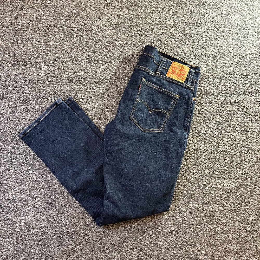 Levi’s Men’s 514 Straight Flex Fit Blue Jeans Pants 40x34